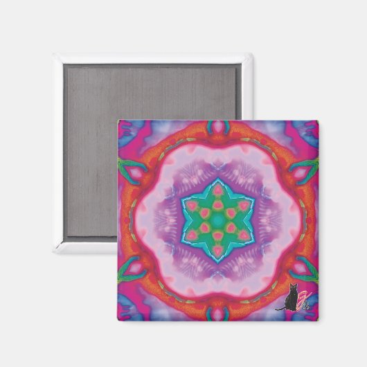 Rosette Kaleidoscope Magnet (Recto/Verso)