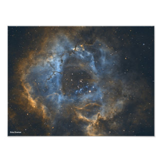 Rosette Nebula van Astrofotograaf Eric Dreher Foto Afdruk