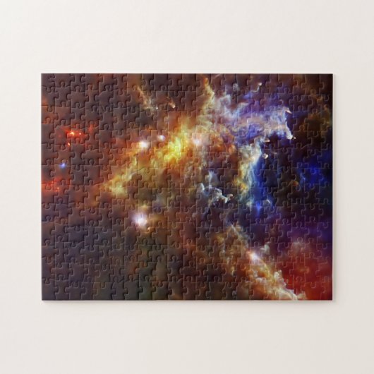 Rosette Nebula's Stellar Nursery Legpuzzel (Horizontaal)