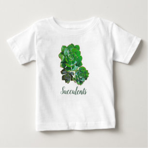 Rosette Succulents Baby T-shirt