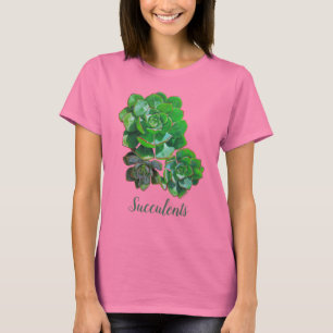 Rosette Succulents Women's Topjes T-shirt