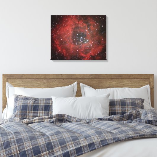 Rosettenevel #1 canvas afdruk (Insitu (Slaapkamer))