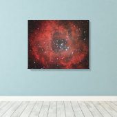 Rosettenevel #1 canvas afdruk (Insitu (Houten vloer))