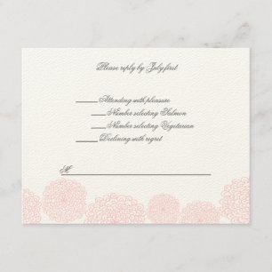 Rosettes Crème Hébreu Mariage juif RSVP