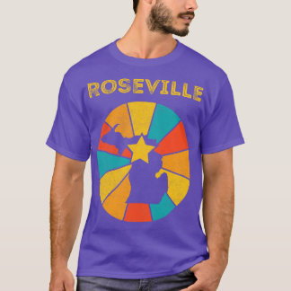 Roseville Michigan Vintage Gedecoreerd Souvenir 1 T-shirt