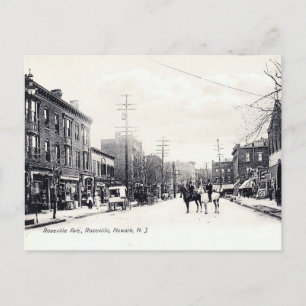 Roseville, Newark, New Jersey, Vintage Briefkaart