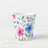  Rosewater Bloom Delight Latte Mok (Voorkant)