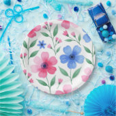 Rosewater Bloom Delight Papieren Bordje (Feest)