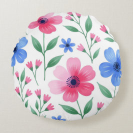  Rosewater Bloom Delight Rond Kussen