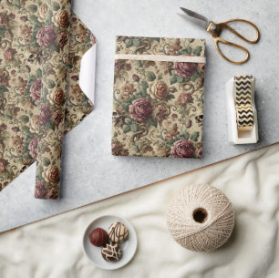 Rosewood Crematorium – Gotische Bloemenbandana Cadeaupapier