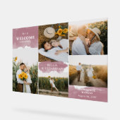 Rosewood Pink Clean Moderne & 5 Photos Bienvenue (Angle)