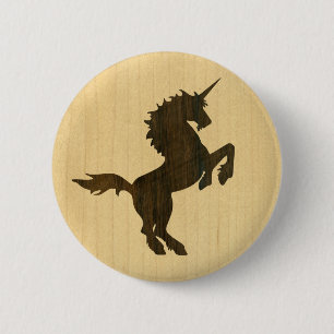 Rosewood Unicorn Ronde Button 5,7 Cm