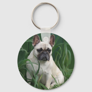 Rosey in het gras sleutelhanger