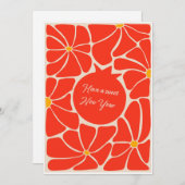 Rosh Hashana Holiday kaart (Voorkant / Achterkant)