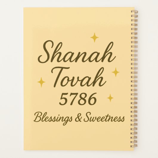 Rosh Hashanah 5786 Planner – Blessings & New Begin (Dos)