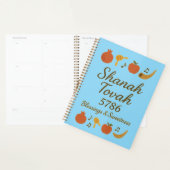 Rosh Hashanah 5786 Planner – Blessings & New Begin (Devant avec enveloppe)
