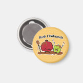 Rosh Hashanah appel pomegranaat honing joods nieuw Magneet (Voorkant / Achterkant)