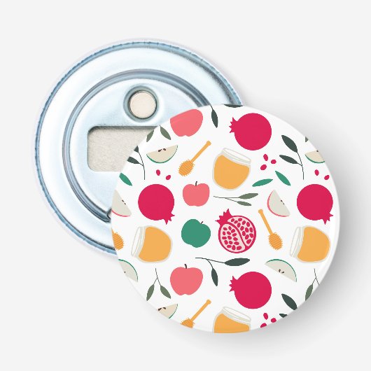 Rosh Hashanah Button Flesopener (Voorkant)