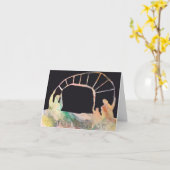 Rosh Hashanah Card 5779 / 2018 Kaart (Gele Bloem)