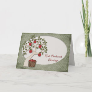 Rosh Hashanah Card Feestdagen Kaart