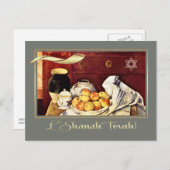 Rosh Hashanah | Cartes postales d'art fin pour le (Devant / Derrière)