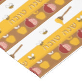 Rosh Hashanah Cotton Tablecloth Tafelkleed (Gekanteld)