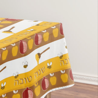 Rosh Hashanah Cotton Tablecloth Tafelkleed