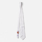 ROSH HASHANAH Cravate de monogramme blanc (Dos)