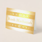 Rosh Hashanah Folie Kaarten (Voorkant)