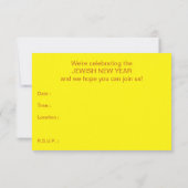 rosh hashanah honingraten kaart (Achterkant)