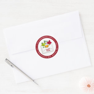 Rosh Hashanah Jewish New Year-Shana Tovah Ronde Sticker