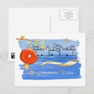 Rosh Hashanah Joods nieuwjaar Feestdagenkaart