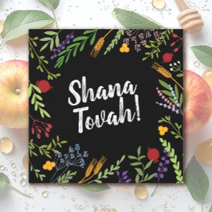 Rosh Hashanah Joods Nieuwjaar - Shana Tovah Feestdagenkaart
