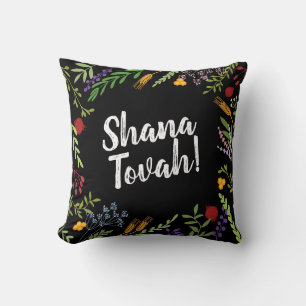 Rosh Hashanah Joods Nieuwjaar-Shana Tovah Vakantie Kussen