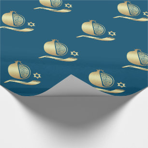Rosh Hashanah, Joods nieuwjaarscadeaupapier Cadeaupapier