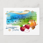 Rosh Hashanah | Joodse nieuwjaarsprogramma-Briefka Briefkaart (Voorkant)
