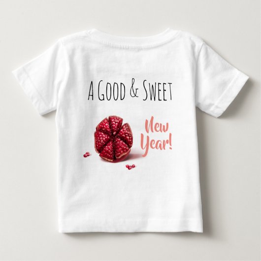 Rosh Hashanah Jwish New Year Holiday Pomegranates (Achterkant)