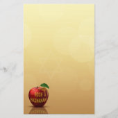 Rosh Hashanah Jwish New Year Honey Apple Briefpapier (Voorkant)