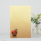 Rosh Hashanah Jwish New Year Honey Apple Briefpapier (Staand voorkant)