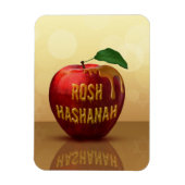 Rosh Hashanah Jwish New Year Honey Apple Magneet (Verticaal)