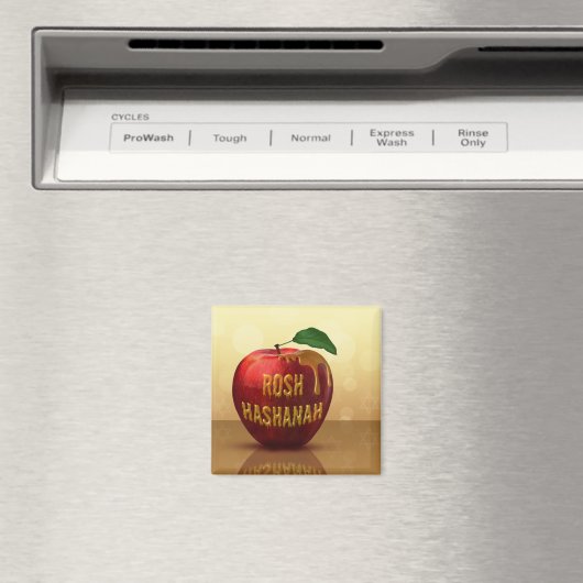 Rosh Hashanah Jwish New Year Honey Apple Magneet (Insitu (Vaatwasser))
