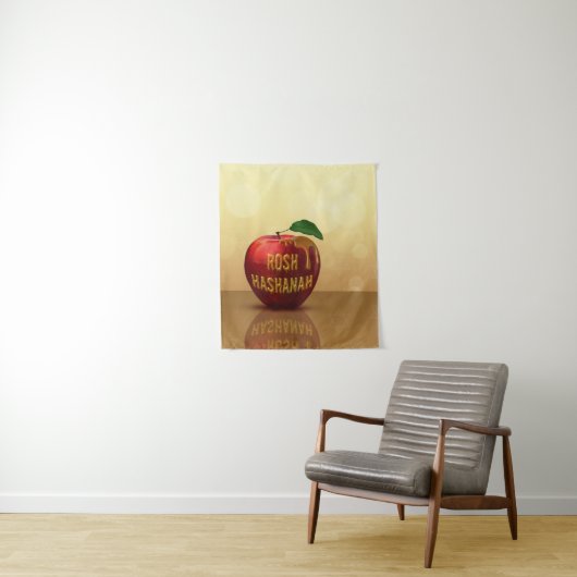 Rosh Hashanah Jwish New Year Honey Apple Wandkleed (In situ)