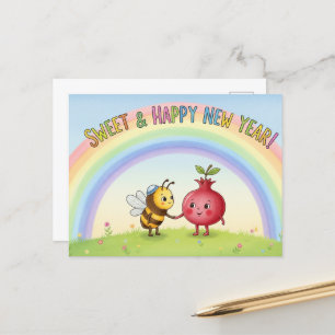 Rosh Hashanah Jwish nieuwjaar Briefkaart