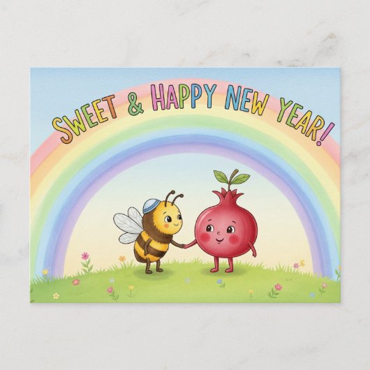 Rosh Hashanah Jwish nieuwjaar Briefkaart (Voorkant)