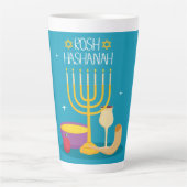 Rosh Hashanah Latte Mug (Devant)