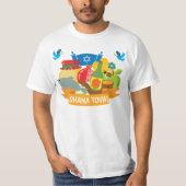 🍯 🍎 Rosh Hashanah met aangepaste tekst T-shirt (Voorkant)
