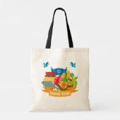 Rosh Hashanah met aangepaste tekst Tote Bag (Achterkant)