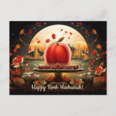 ✡️ Rosh Hashanah met Koepel van Rock & appel Briefkaart (Voorkant)