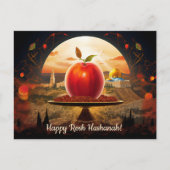 ✡️ Rosh Hashanah met Koepel van Rock & appel Briefkaart (Voorkant)