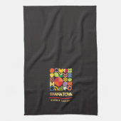 Rosh Hashanah Modern Jwish New Year Kitchen Towel Theedoek (Verticaal)